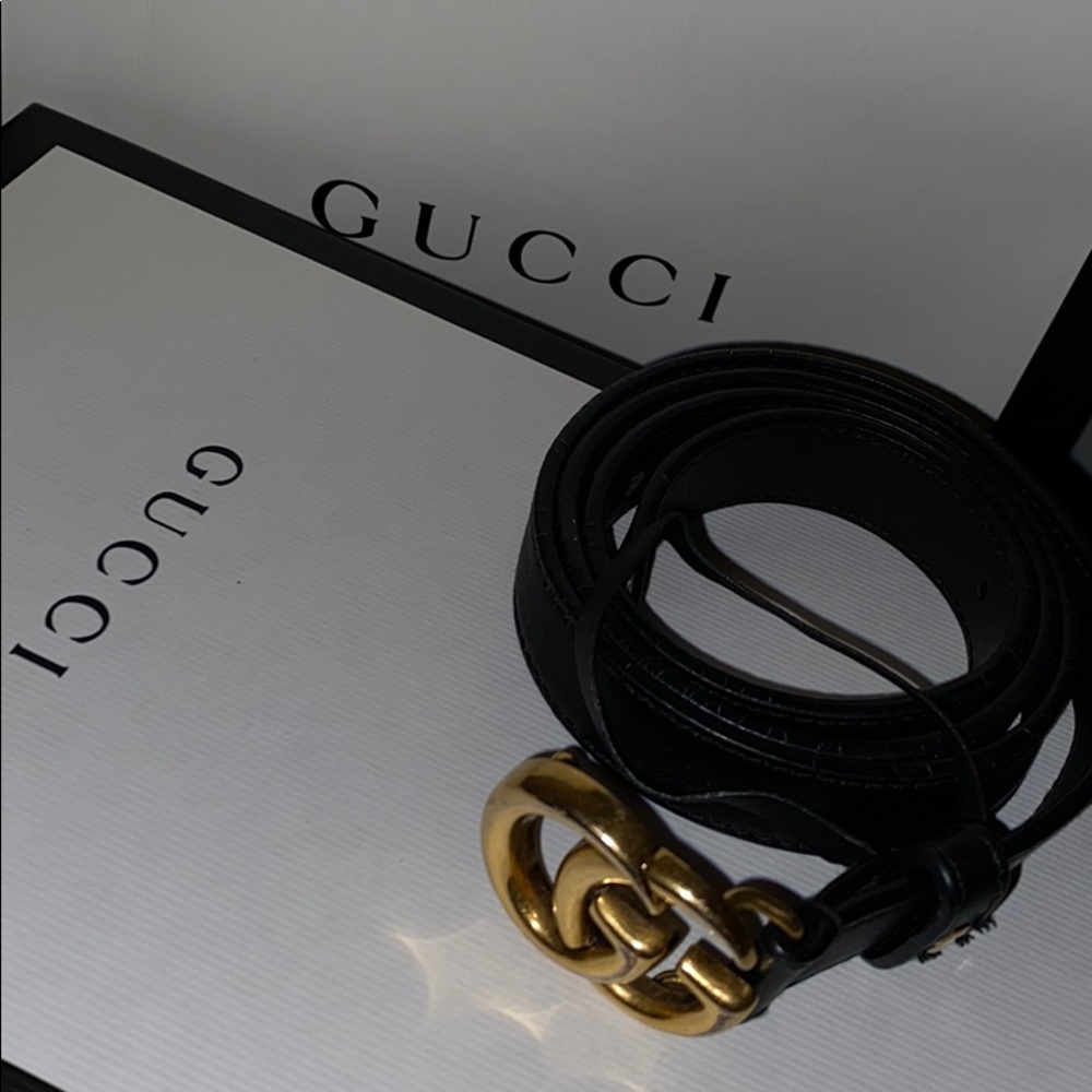 Authentic Gucci Double G belt
